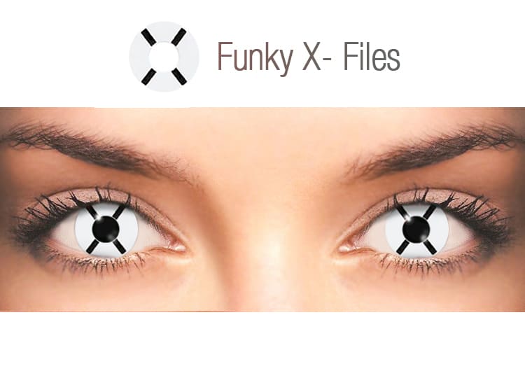 Funky X- Files Cosplay Lenses